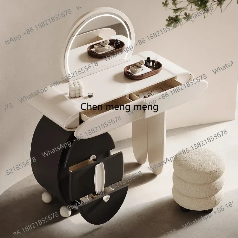 

Элитный туалетный столик для спальни с подсветкой, дизайнерская мебель, элегантный, высококачественный, с местом для хранения