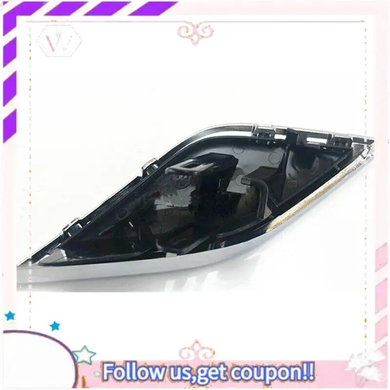

Easy To Use Left Front Headlight Washer Nozzle Chrome Cover 673008001 For Maserati Quattroporte 14-17 Head Light Lamp Spacer Pla