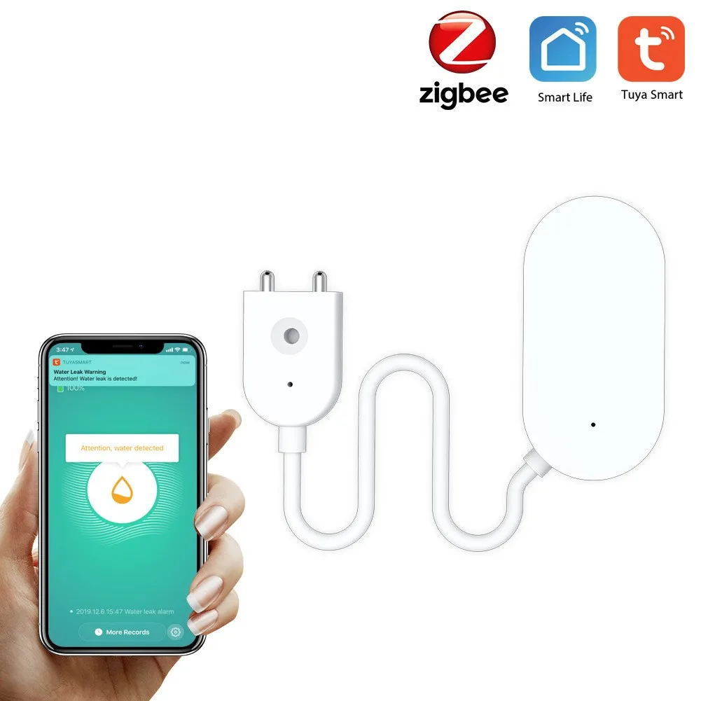 ZB-WI-5 Tuya Water Detector Wireless Water Level Sensor Intelligent Linkage Water Overflow Alarm Detector