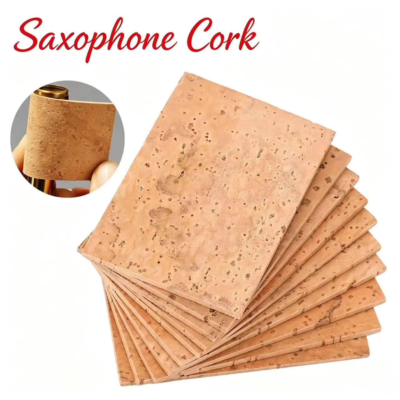 Cork 150mmX100mm Clarinet Saxophone Sax Flute Cork Sheets Available in Various Sizes Parts