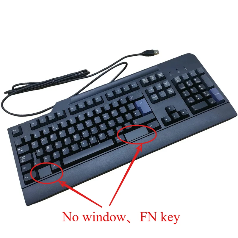 

UK layout BLACK USB wired keyboard For Lenovo IBM SK8825