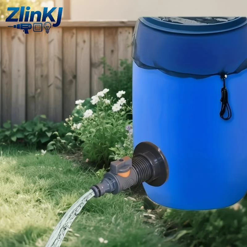 1/2 Inch Rain  Faucet Kit Efficient PVC Spigot for Aquarium and Garden Water