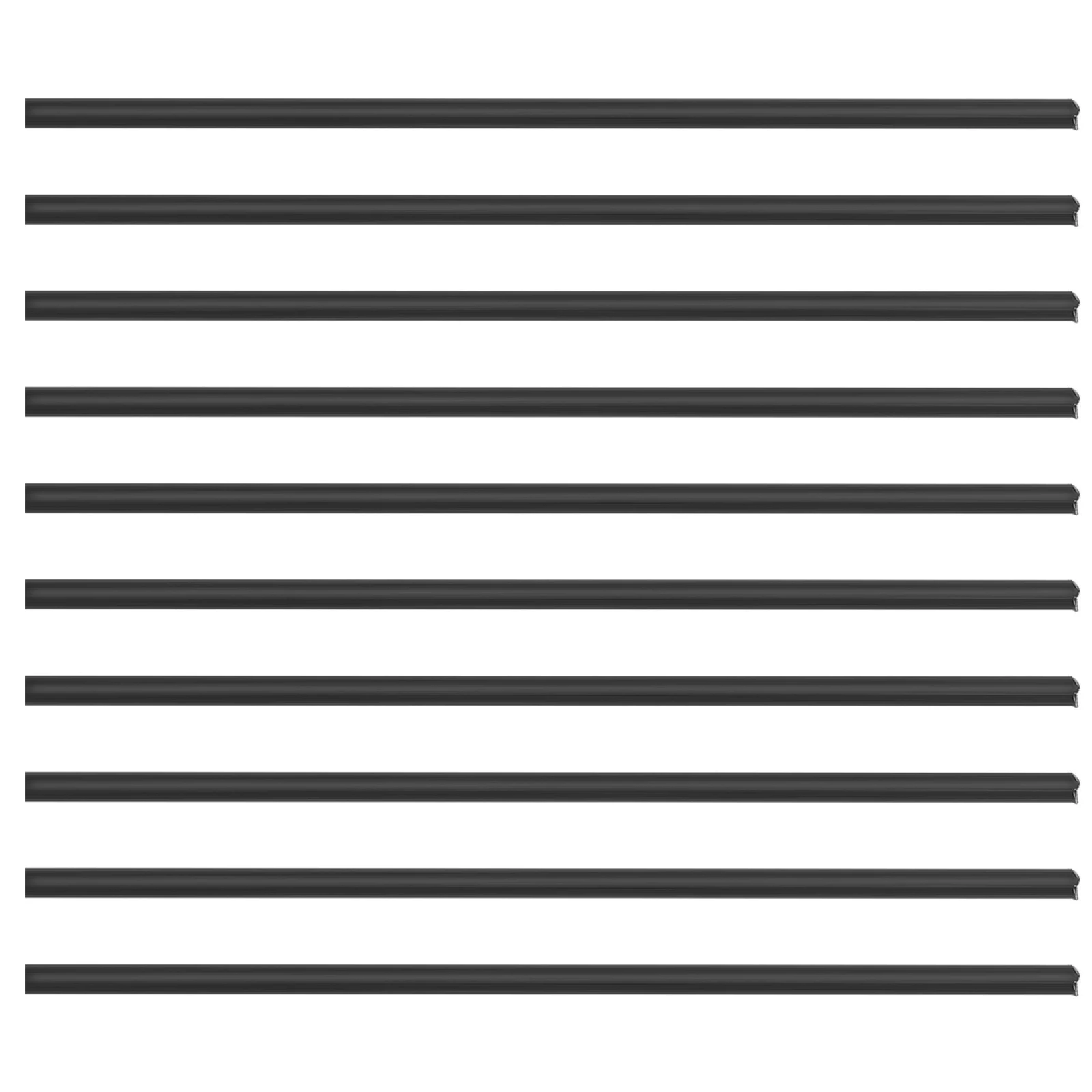 

10 Pcs Guitar Fretboard Sidetone Fingerboard Inlays Dots Component Black Abs Markers