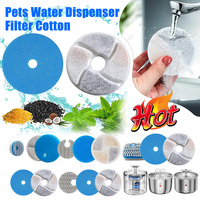 Cats Water Dispenser Filter Cotton Sheet Cat Water Fountain Ion Resin Cotton Pet Fountain Filters Replacement Pet Accessories