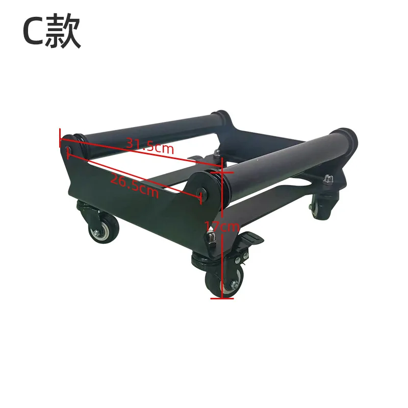 Automobile Wheel Display Stand 360 Degree Rotating Display Stand Adjustable Size Wheel Hub Steel Ring Display Stand Aluminum
