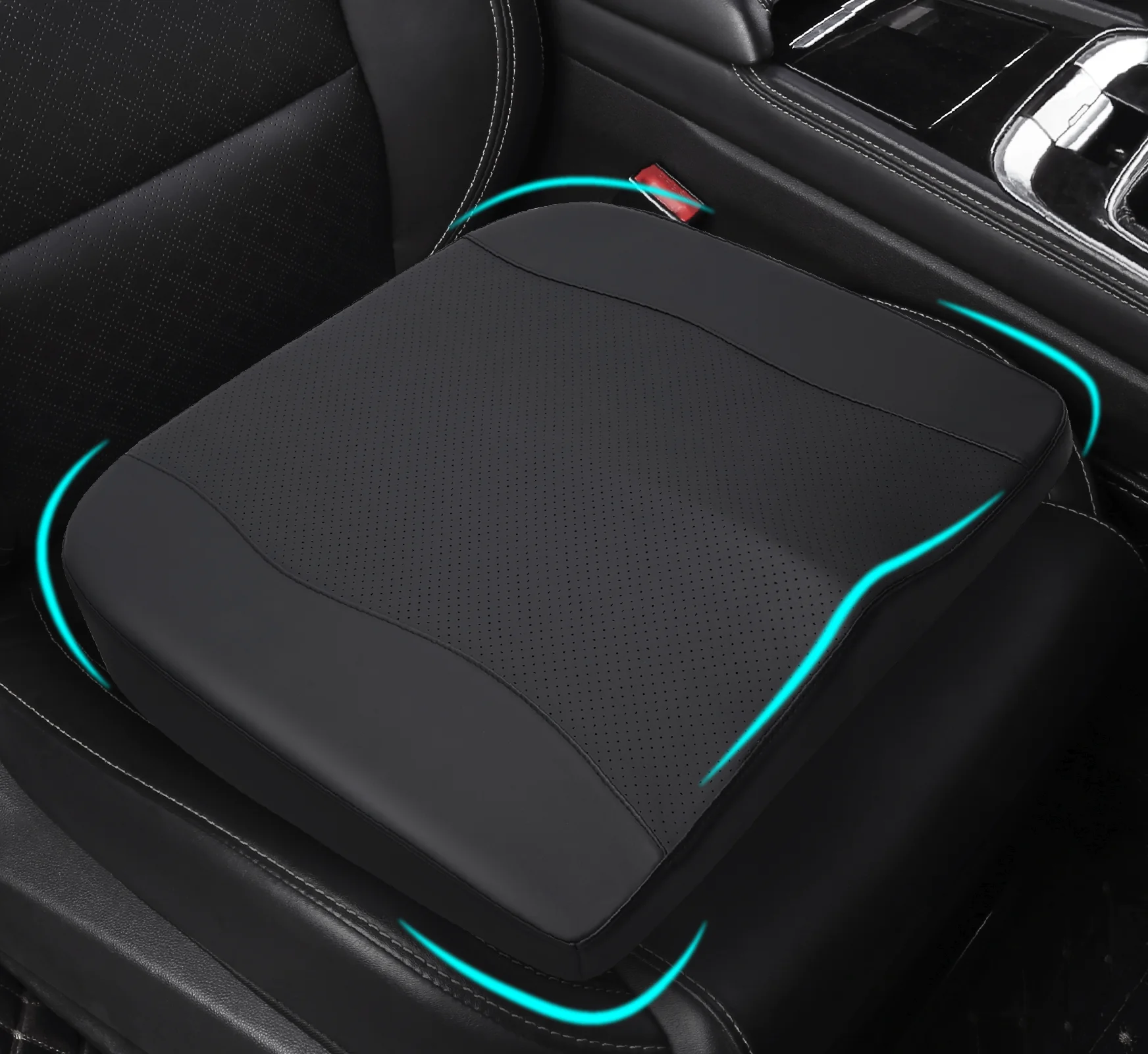 Premium Quality Car Seat Cushion Breathable Memory Foam Cojines Para Auto Truck Accessory Driver Ergonomic Hip Support 방석 Travel