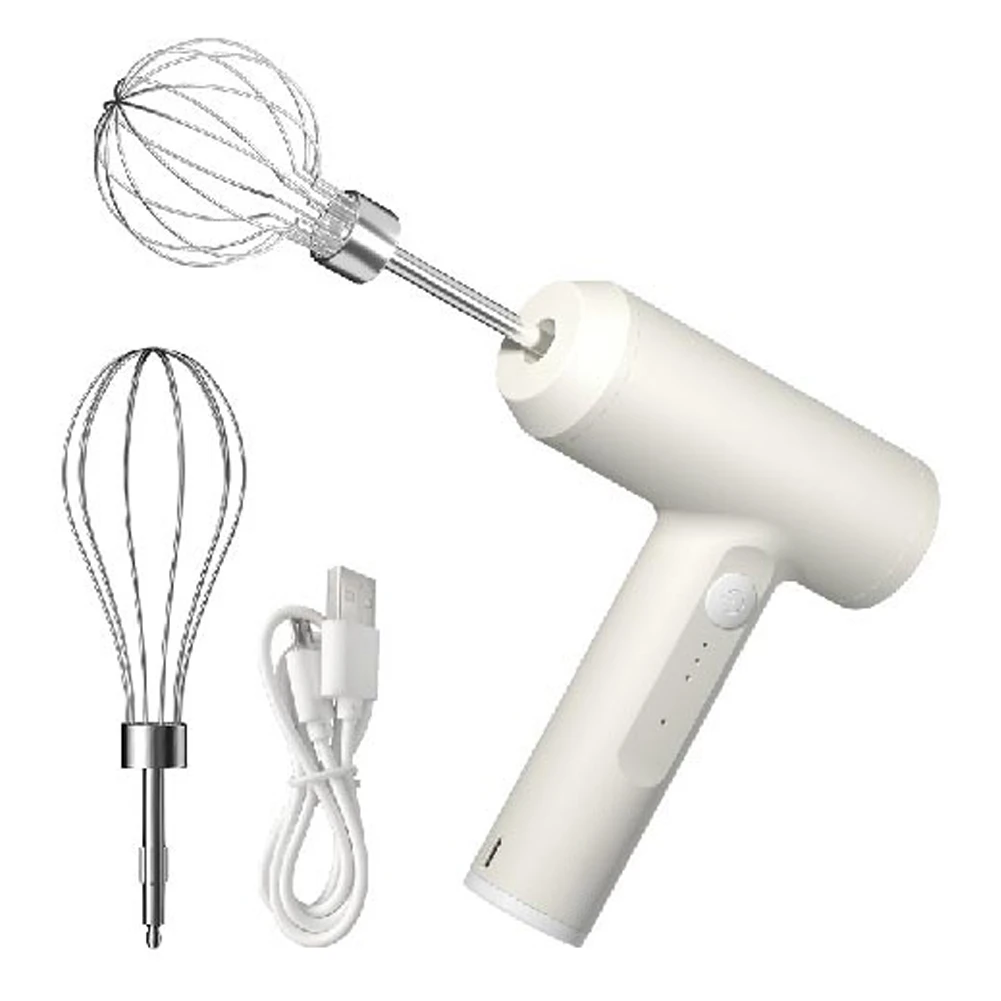 

Rumah Hand Mixer Nirkabel Portable/Hand Blender Wireless Portable Electric/Mixer Kue Tanpa Kabel/Mixer Manual