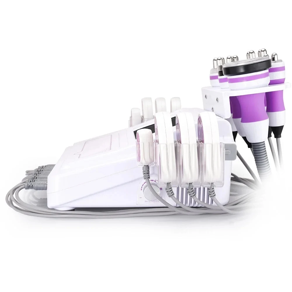 6 em 1 multifuncional novas tecnologias corpo vácuo ultrassônico rf emagrecimento beleza cavitação sistema máquina