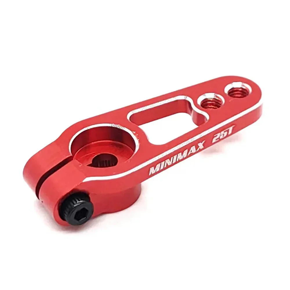 1pcs 알루미늄 합금 25t 31mm 스티어링 서보 암 혼 블랙/레드/블루 컬러 Traxxas Trx4 Axial Scx10 Rc 자동차 크롤러 부품