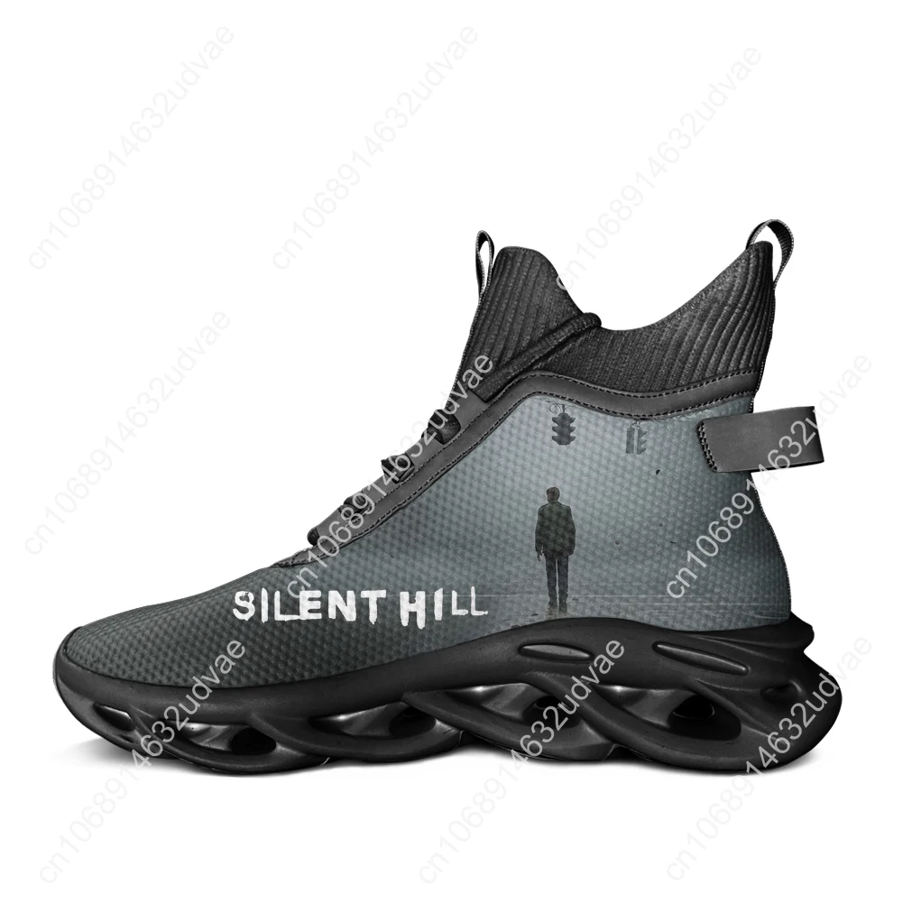 

Silent Hill High Top Flats Sneakers Hot games Mens Womens Sports Running Shoes Sneaker Lace Up Mesh Footwear Custom Shoes