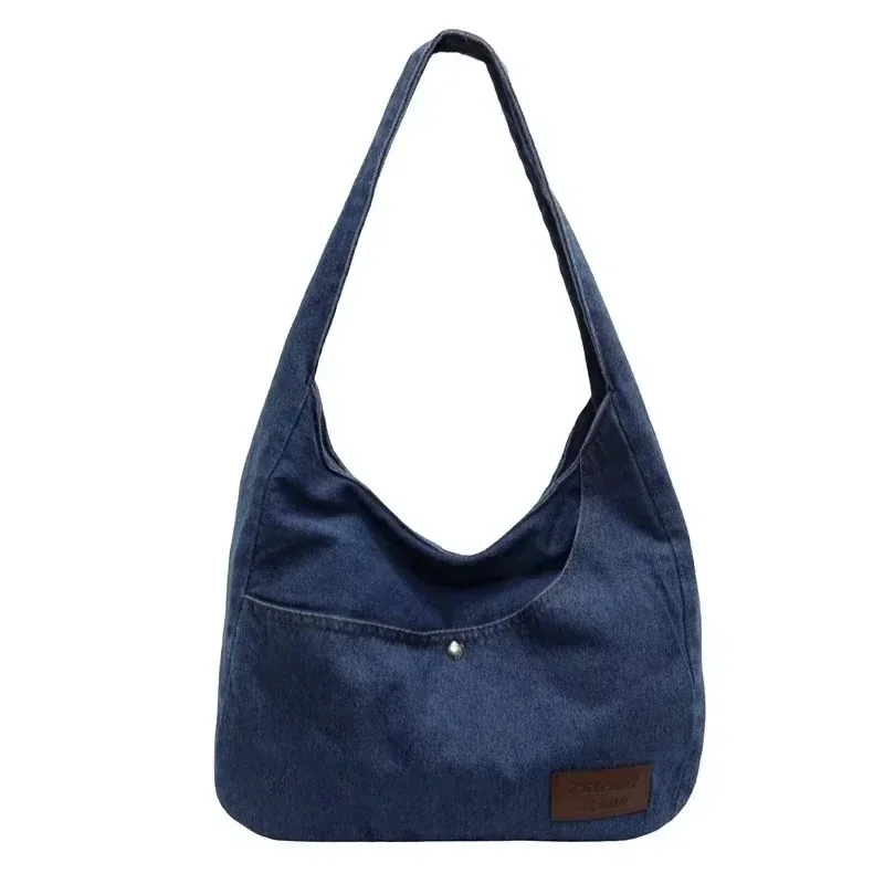 

Leisure Cowboy Solid Zipper Light Tote Bag 2025 High Quality Fashion Large Capacity Handbag Soft Versatile Trendy Shoulder Bag