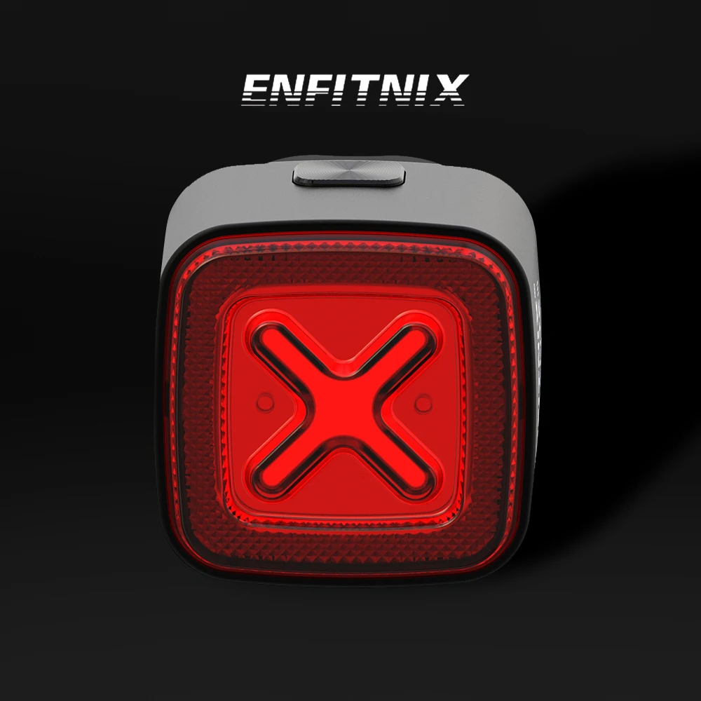 

ENFITNIX Cubelite III 3 Bike Rear Light IPX LED Charging Bicycle Smart Auto Brake Sensing Light Accessories Bike Taillight Light