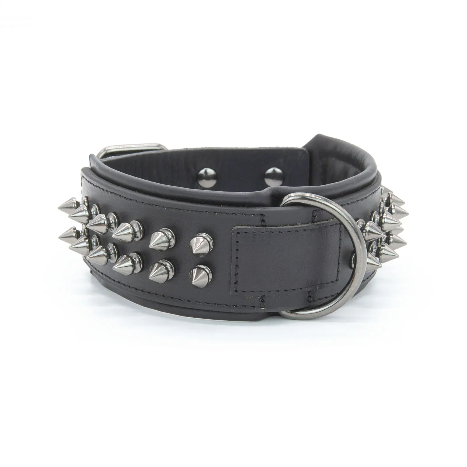 Pet Leather Collar, Dog Collar, Rivet, Nail, Anti-Bite, Bully Dog Pad, Thickened