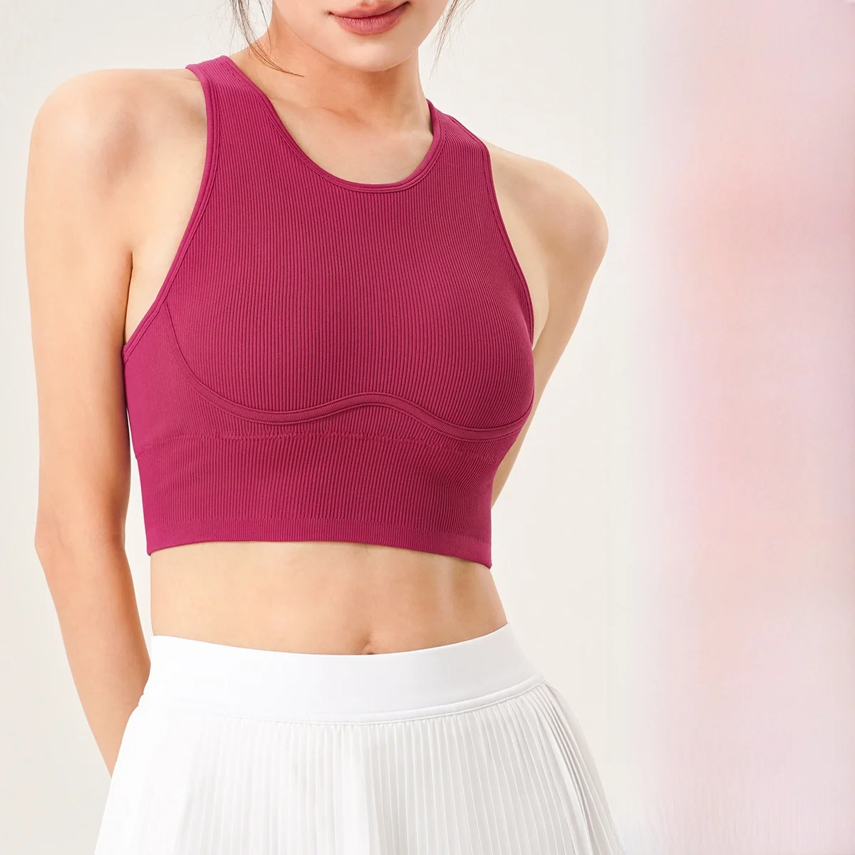 

Новый высокопрочный спортивный бюстгальтер для женщин, жилет для фитнеса, йоги, бега, противоударное антипровисающее нижнее белье с высокой поддержкой