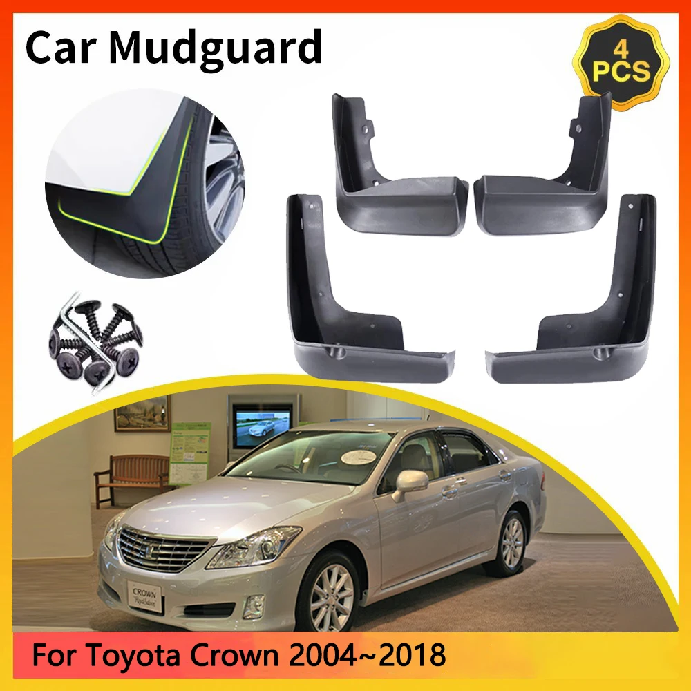 For Toyota Crown S180 S200 S210 MK12 MK13 MK14 2004~2018 2005 2006 Car Mudguards Mudflap Mudguard Splash Guards Mud Flaps Fender