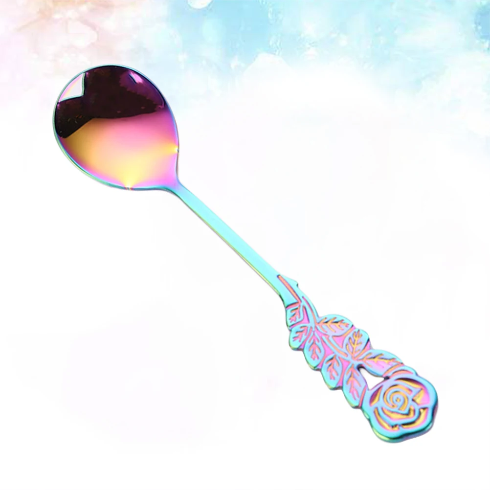 

3Pcs Mini Coffee Spoon Stainless Steel Dessert Spoon Ice Cream Scoop Creative Tableware for Cream Scoop