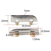 4pc Stainless Steel Pulley 5mm Glass Sliding Door Wheel Clamp Track Roller Runner For Display Cabinet Mobile Counter Repair Part 4