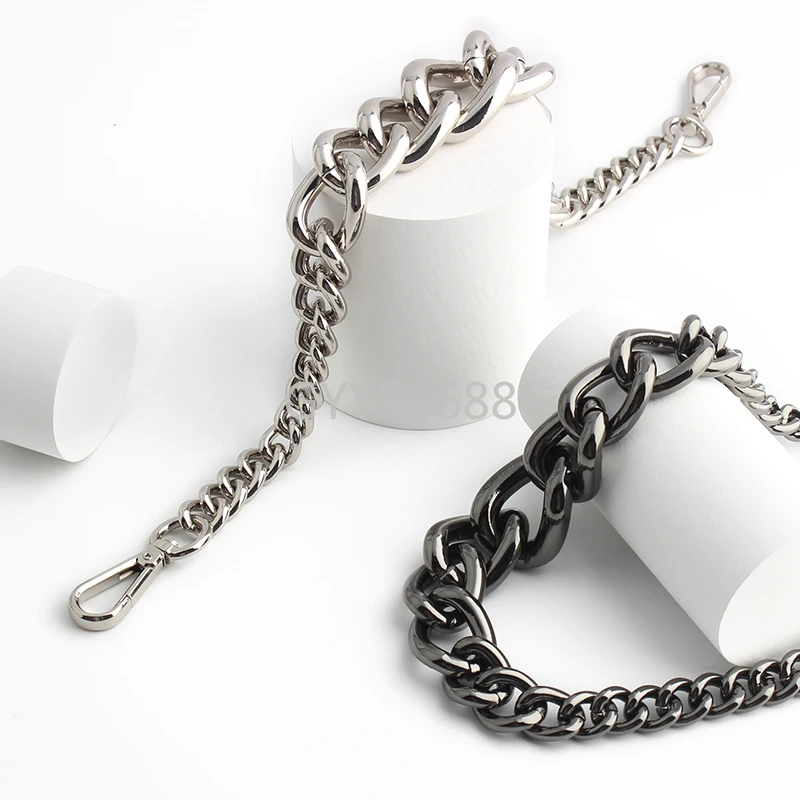 1/5/10PCS 45/90/100/110/120/130CM Gradient Metal Aluminum And Copper Chains For Bags Handbag Purse Shoulder Strap Accessories