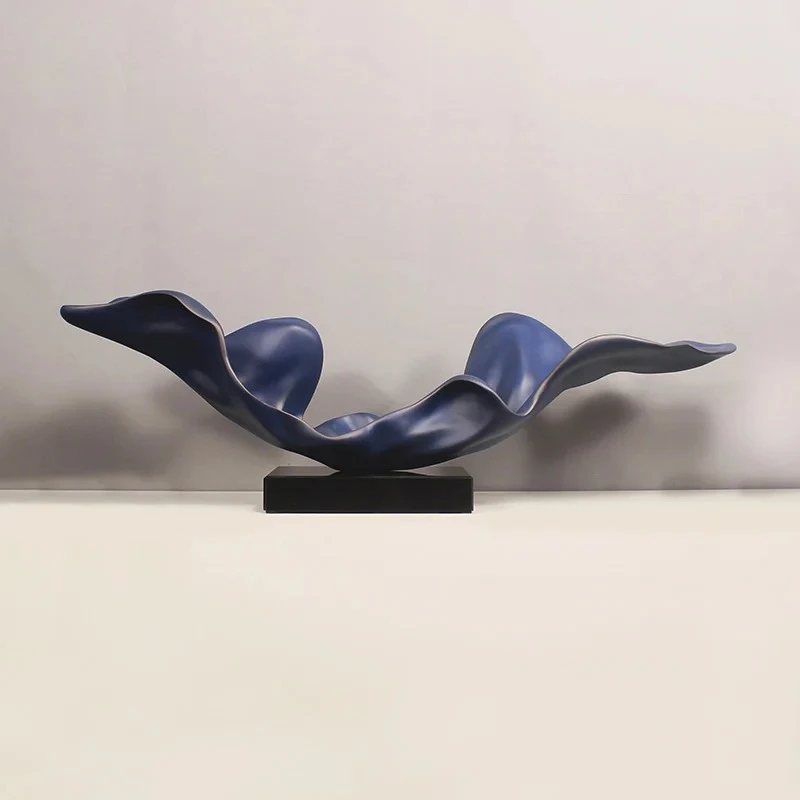

Sculpture ornaments, abstract artworks, modern soft decoration, fiberglass, living room placement