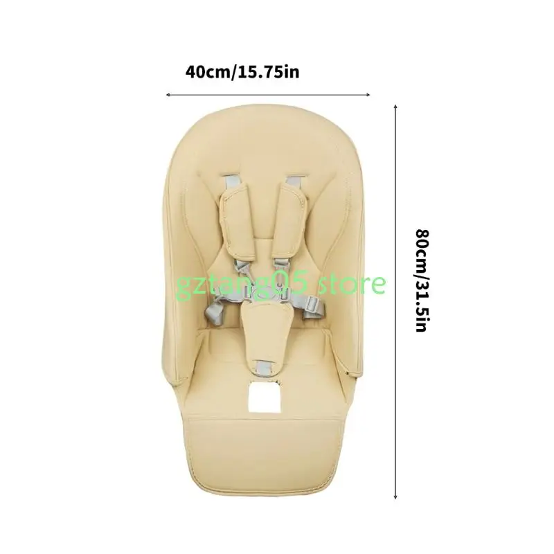 57EE ベビーハイチェアクッションセット PU レザーシートインサートパッド 快適なダイニングをお楽しみください