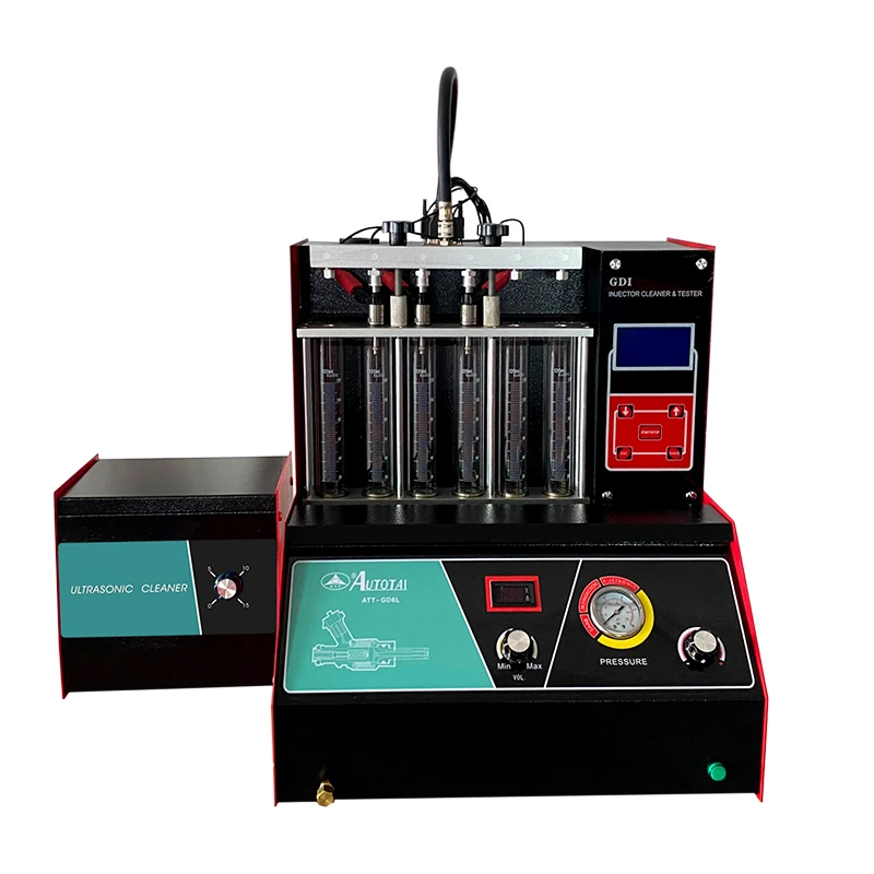 Fuel Injector Cleaner and Analyzer for Electric Nozzle Cleaning and Testing