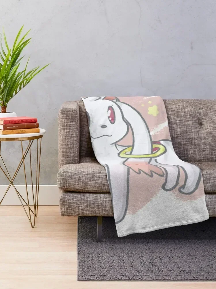 Kyubey - Madoka Magica Throw Blanket Sofa Loose Blankets