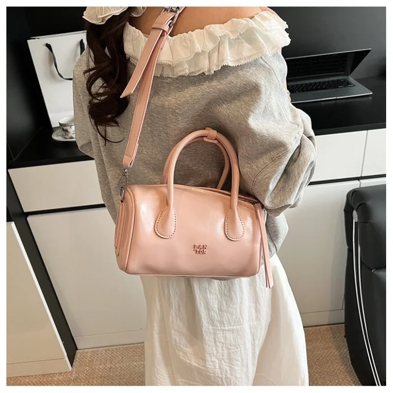 

Women's Shoulder Bag With Canvas Leather Casual Vintage Popular Lasting Spacious Soft Modern Style​