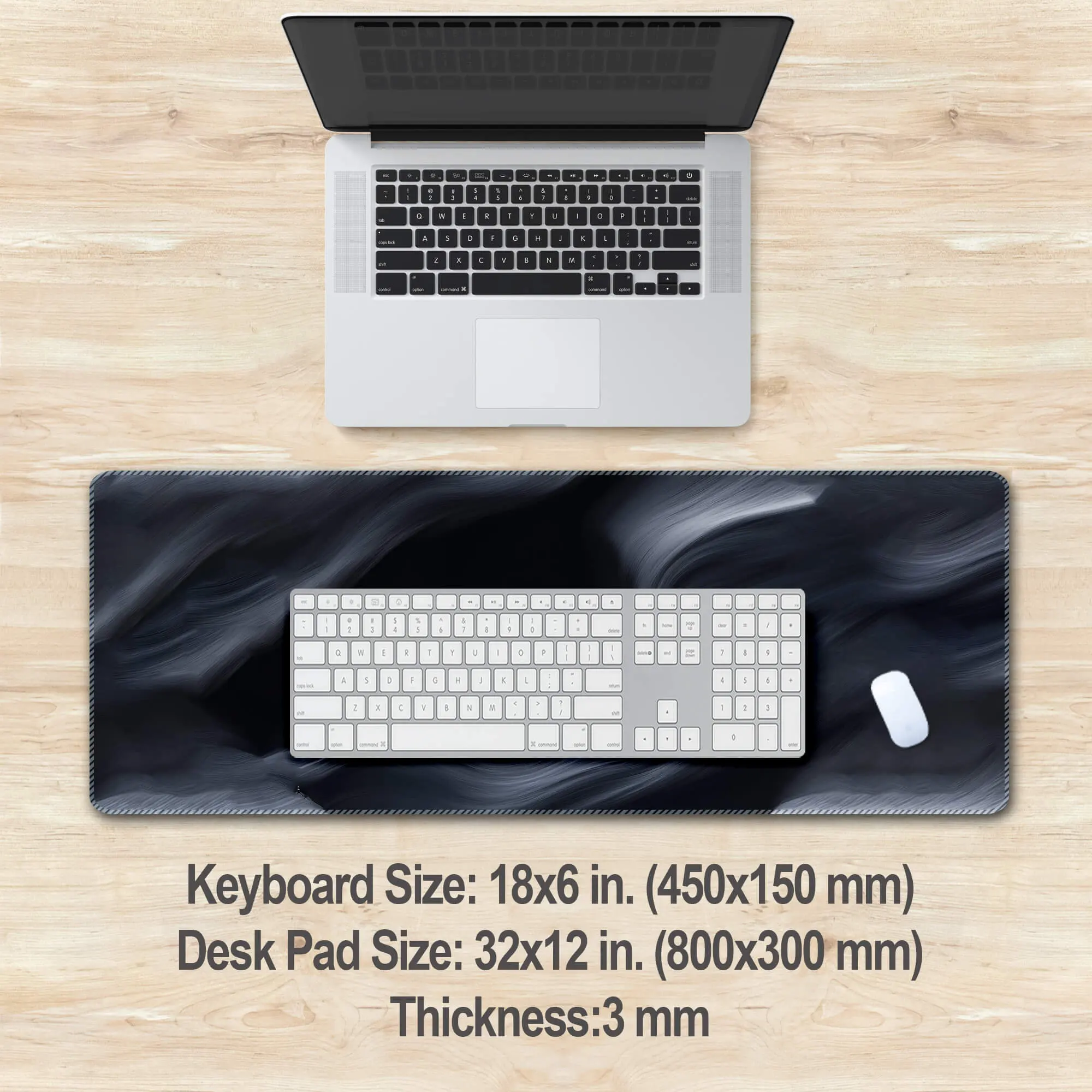 Large Retro Chinese Tower Desk Mat, XXL Mouse Pad Ancient Temple,XL Office Mat, Aesthetic Minimalist Art Office Decoration