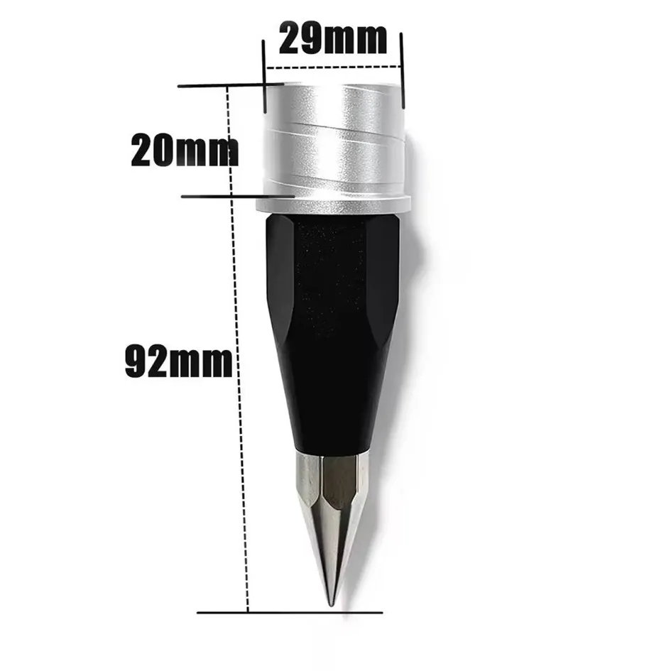 29mm Carbon Fiber Pole Tip Replaceable Sharp Point Tips Surveying Rod Instruments Tools Parts