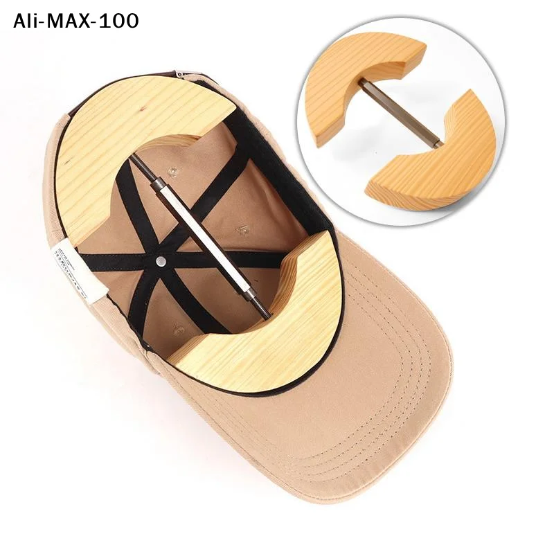 【su】調節可能な木製帽子ストレッチャー-キャップシェイプメンテナー-プレミアムフェドラハットラック-収納用-カウボーイ野球帽ホルダー