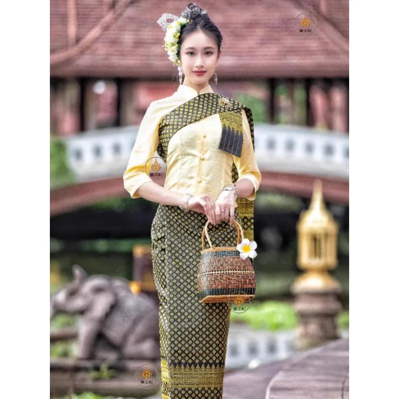 جنوب شرق آسيا تايلاند فندق مطعم ملابس العمل ترحيب الدعاوى أربعة مواسم بلايز تنورة سليم صالح فستان تايلاندي