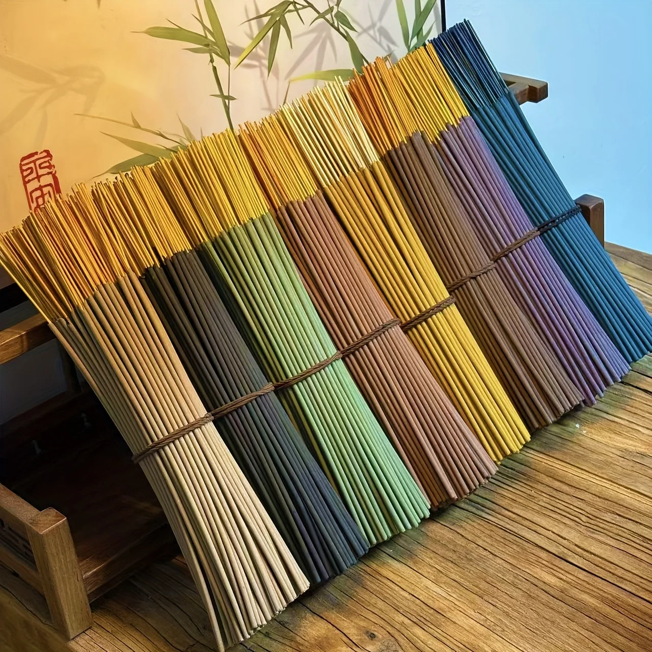 245 أعواد بخور من الخيزران الطبيعي - عطر يدوم طويلاً، تحتوي على حكيم أبيض، قفازات، مر، كمثرى، زهر الكرز، المسك الأبيض، عشب الليمون والفانيليا، مناسبة للمنزل والمكتب واليوجا والتأمل والفنادق - مثالية لعيد الميلاد والهالوين وعيد الفصح #4