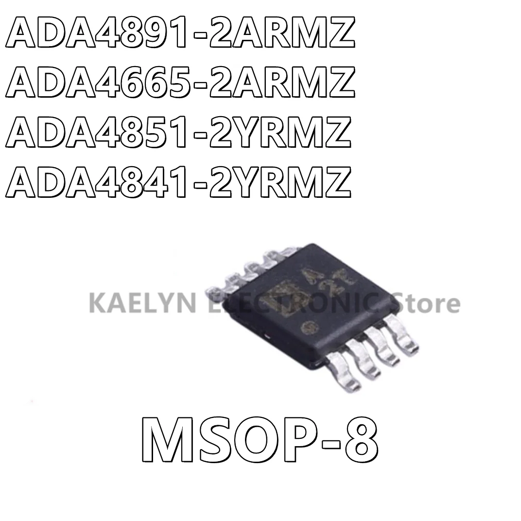 10Pcs/lot ADA4891-2ARMZ ADA4665 ADA4851 ADA4841-2YRMZ CMOS Amplifier 2 Circuit Rail-to-Rail MSOP-8