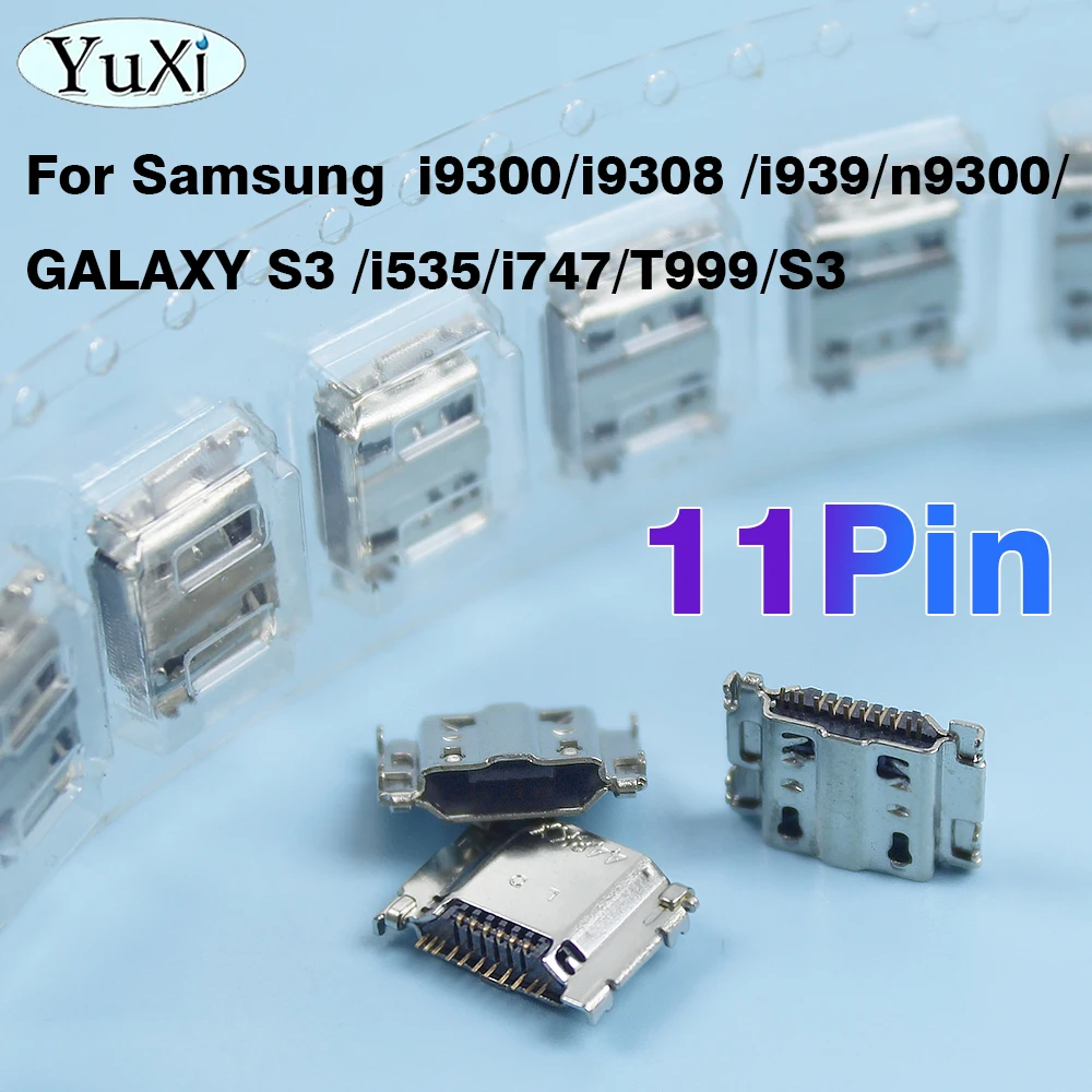 

5Pcs USB Jack Charging Port 11Pin Micro Socket Plug Dock Connector For Samsung i9300 i9308 i939 n9300 GALAXY S3 i535 i747 T999