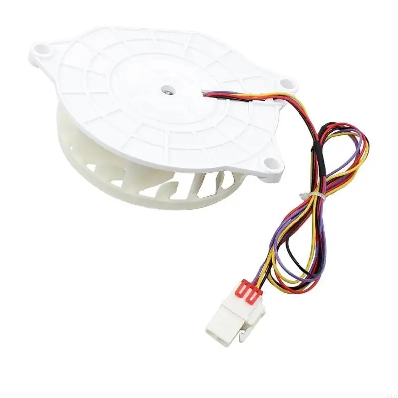 F92F Enduring Evaporator Fan Motor Fridge Repair Part Perfect for Refrigerator Replacement Simple Mounting Plastic Structure