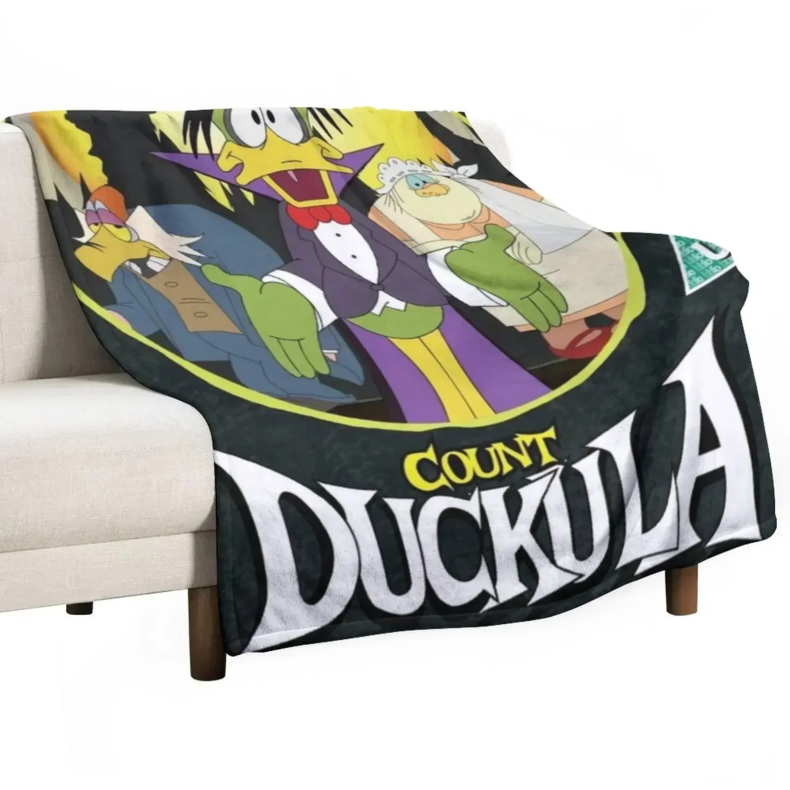 Count Duckula Throw Blanket Giant Sofa Flannels Nap Summer Fashion Sofas for winter Blankets