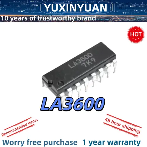 Chip IC LA3600 DIP16 da 10 pezzi