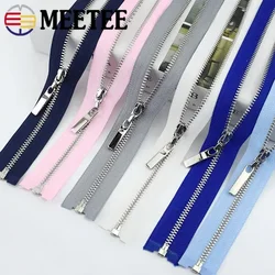 3Pcs 3# Metal Zippers 40/50/60/70cm Open-end Auto Lock Zipper For Bags Pocket Clothing Zip Repair Kit DIY Sewing Accessories