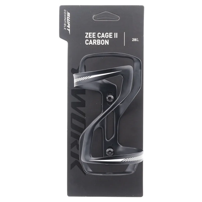 ZEE CAGE II-Porte-bouteille de vélo en fibre de carbone, cages de vélo, pièce d\'équipement de subvention, 28g