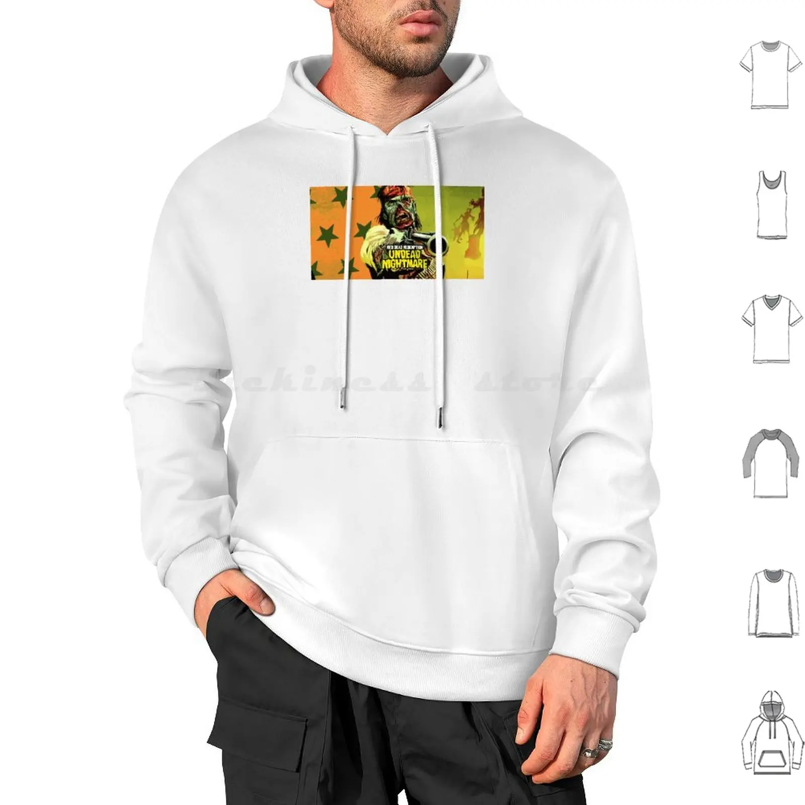 Redemption Zombies Undead Nightmare Hoodie cotton Long Sleeve Rdr Online Ps Gaming Gamer Arthurmorgan Rdo Edit