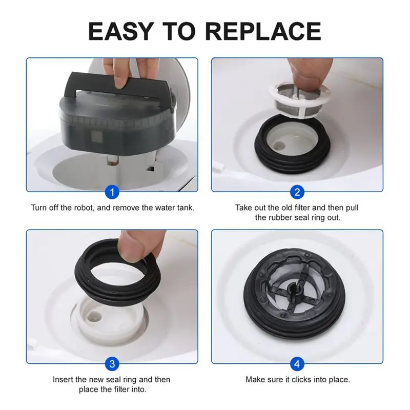 B98A Replacement Water Tank Filter for iRobot Braava Jet M6 (6110/6012/6112/6113), Robot Mop Parts, Easy Install view 3