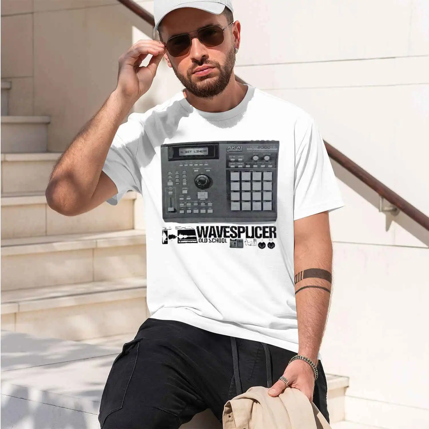 2026 New Model Akai Mpc 2000Xl T Shirt Beat Maker Drum Sampler Sequencer Dj Grey Harajuku Tops Fashion Unique T Shirt