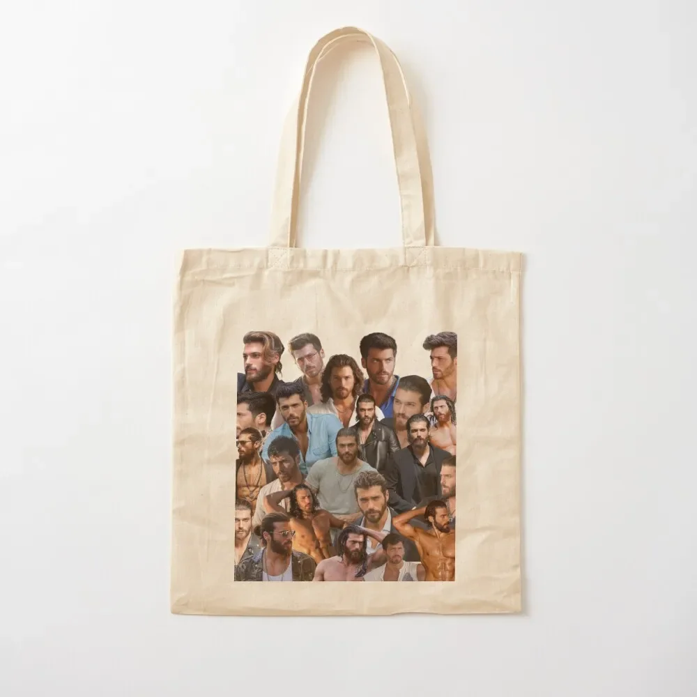 Can Yaman photo collage Tote Bag Shopper bag the tote bag tote bags aesthetic Big