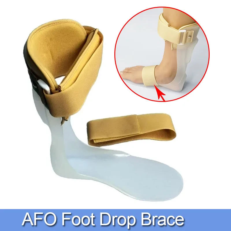 1Pcs Ankle Foot Splint Orthosis Walking Splint-AFO Brace Drop Foot Support-For Fractures  Foot Varus Stroke Hemiplegia Recover