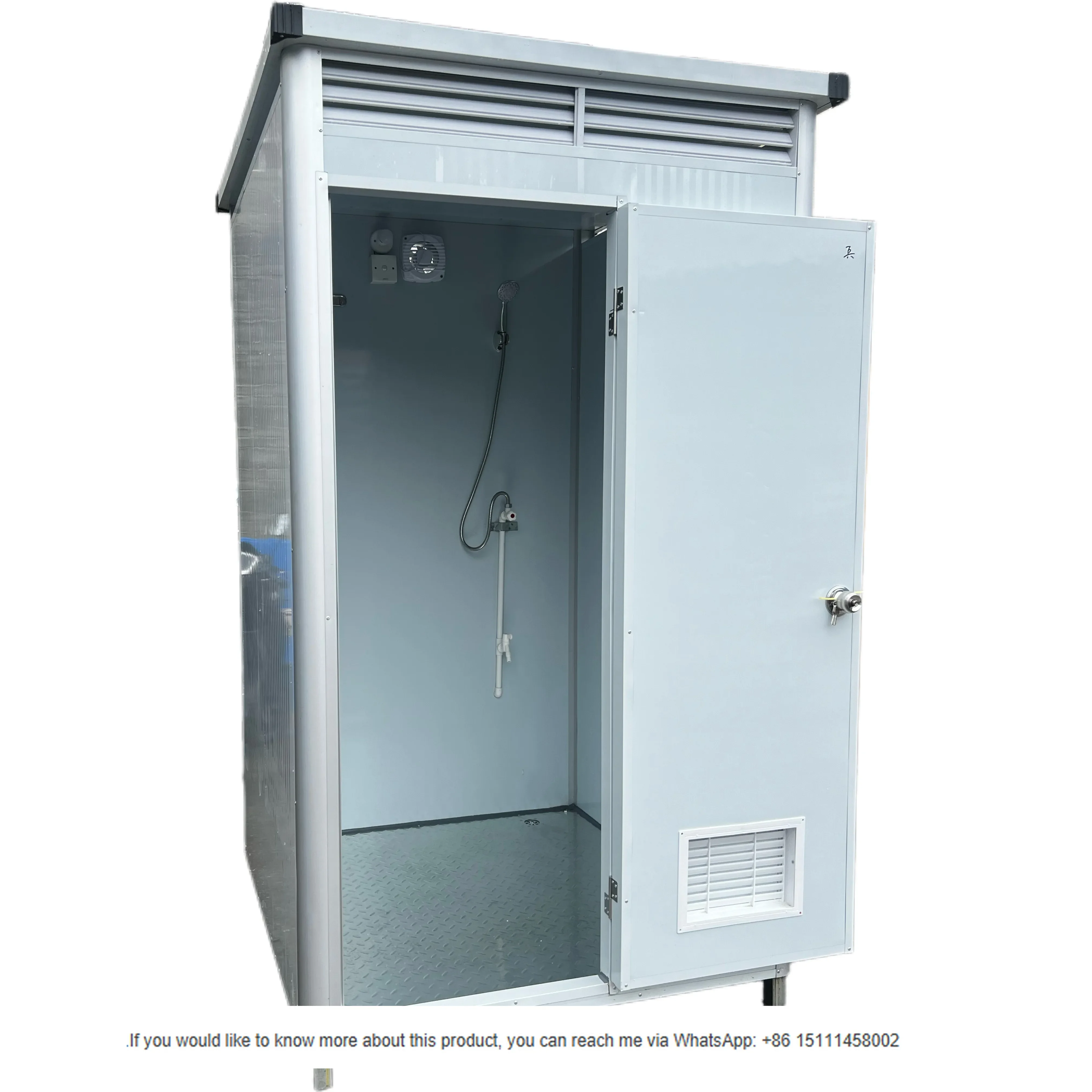 Portable shower cabin, outdoor simple shower room, construction site bathroom, change room, detachable