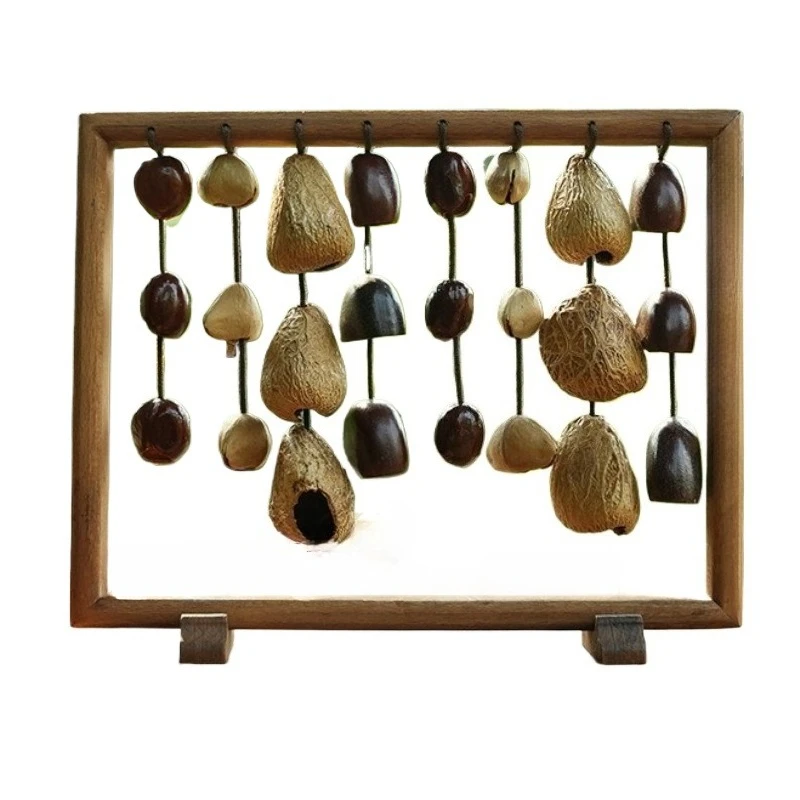 الجوز قذيفة الرياح الدقات التأمل الصوت شفاء الرياح الدقات اليقظة اليوغا أجراس الاسترخاء الروحي الآلات الموسيقية #6