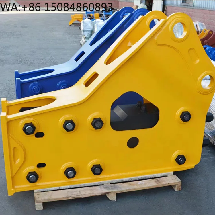 Multi  Hydraulic Rock Breaking Hammer, Side/Top/Box Style Excavator Attachment For All Construction Demolition Scenarios