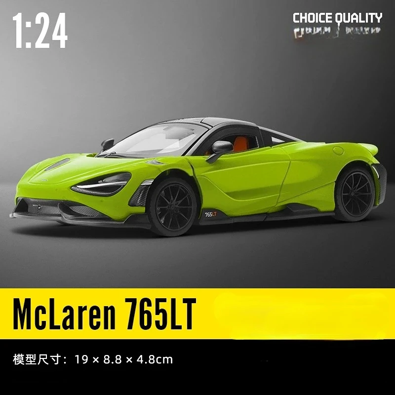 

Nicce 1:24 Mclaren 765LT Высокая имитация литья под давлением автомобиля из металлического сплава, модель автомобиля, коллекция детских игрушек, подарки