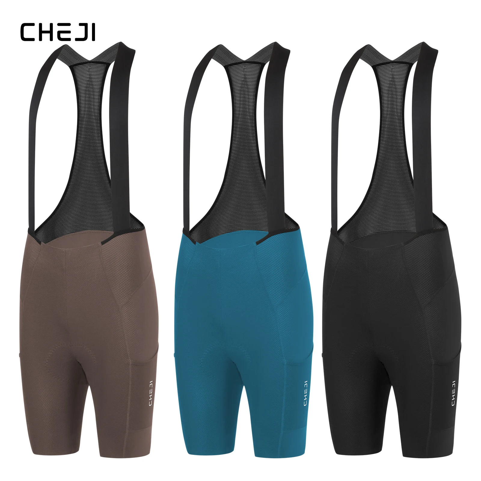 Cheji Men's Quick-Drying Cycling Bib Shorts for Comfortable Bike Riding