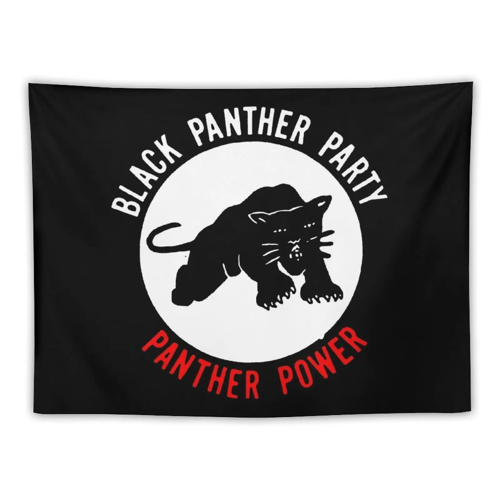 

THE BLACK PANTHER PARTY Tapestry Hanging Wall Funny Art Mural Room Decoration Korean Style Tapestry